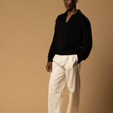 Tailored Loose Pant (Cream)