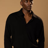Luxe Merino Wool Long Sleeve (Black)