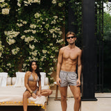 MONACO RESORT BIKINI TOP (GREY MERIDIAN)