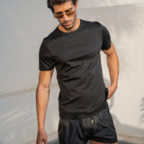 Luxe Mercerised Cotton Tee (Black)