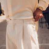 Tailored Loose Pant (Cream)