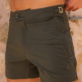 Pinnacle Tailored Olive Swim Shorts