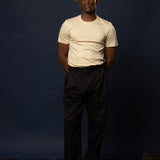 Luxe Mercerised Cotton Tee (Cream)