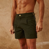 Ripley Tailored Olive Swim Shorts