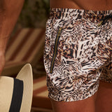Signature Leopard Swim Shorts