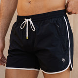The Benjamins Retro Swim Shorts (BLACK)