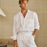 Cabo Linen Shirt (White)