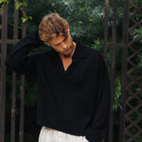 Luxe Merino Wool Long Sleeve (Black)