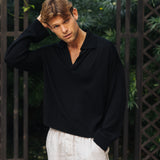 Luxe Merino Wool Long Sleeve (Black)