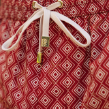 The Benjamins Retro Swim Shorts (RED MERIDIAN)