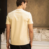 Luxe Mercerised Cotton Tee (Cream)