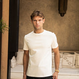 Luxe Mercerised Cotton Tee (White)