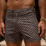 Pinnacle Tailored Brown Meridian Swim Shorts