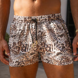 Signature Leopard Swim Shorts