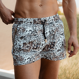 Signature Leopard Swim Shorts