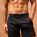 Dubai Tailored Black Swim Shorts